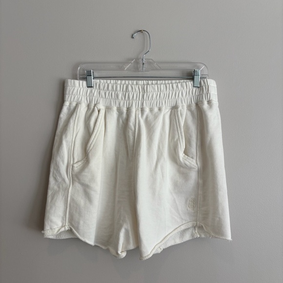 FP Movement by Free People All Star Cream Athletic Shorts Size L - Picture 1 of 8